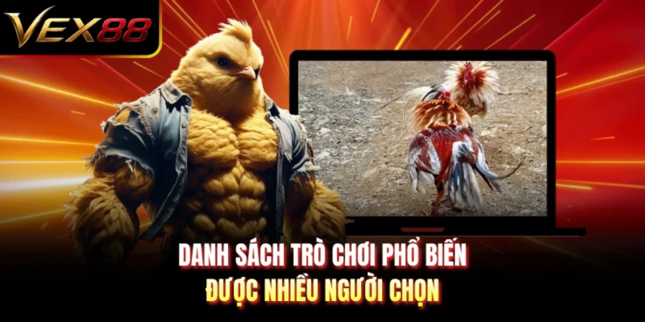 Danh sách trò chơi phổ biến được nhiều người chọn