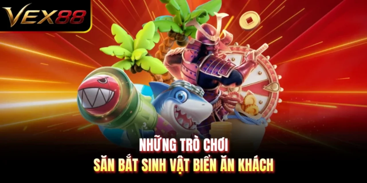 Những trò chơi săn bắt sinh vật biển ăn khách