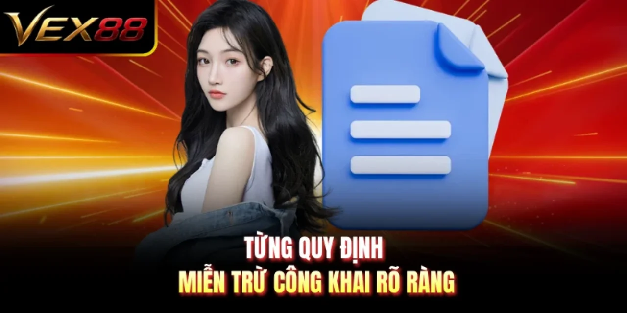 Từng quy định miễn trừ công khai rõ ràng
